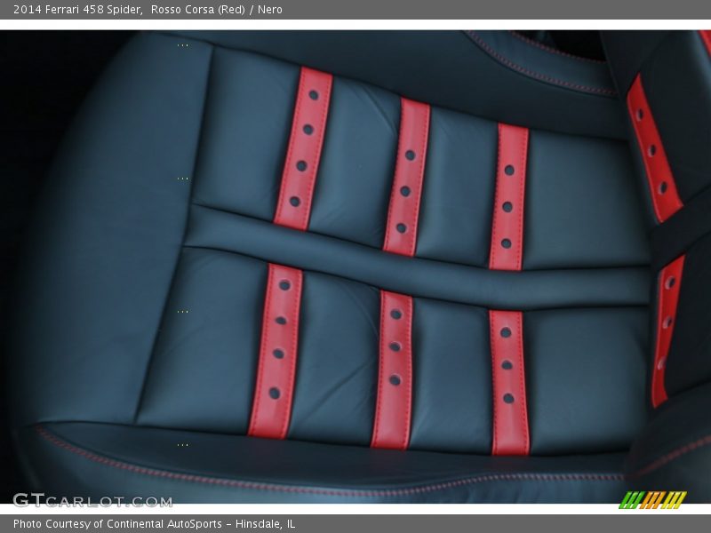 Front Seat of 2014 458 Spider
