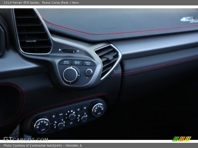 Controls of 2014 458 Spider