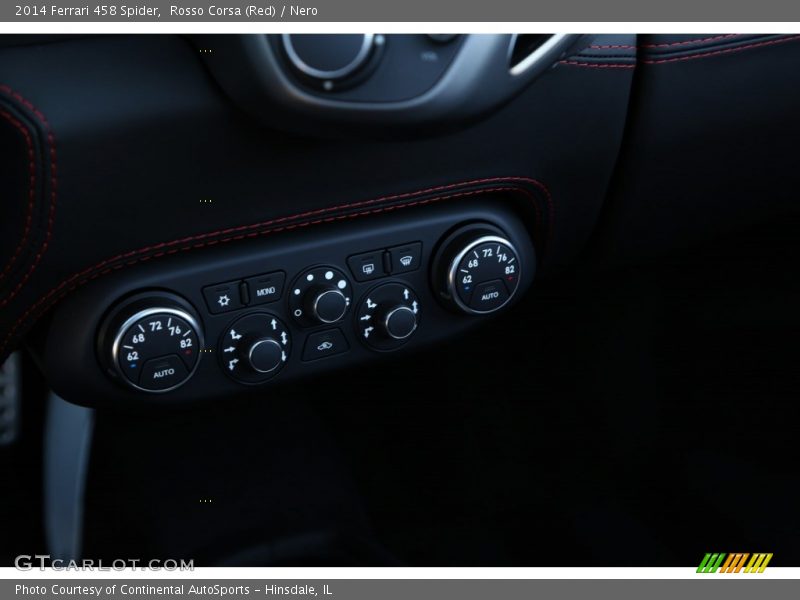 Controls of 2014 458 Spider