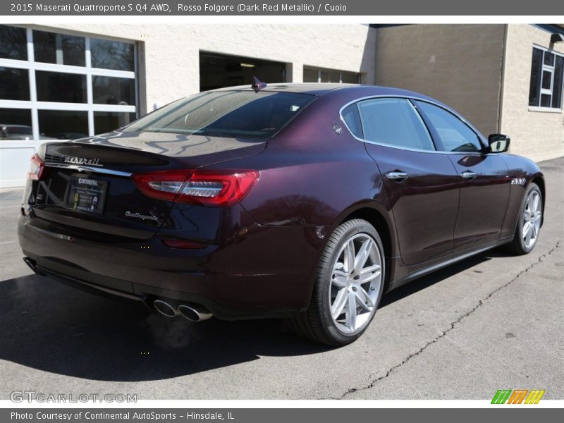 Rosso Folgore (Dark Red Metallic) / Cuoio 2015 Maserati Quattroporte S Q4 AWD