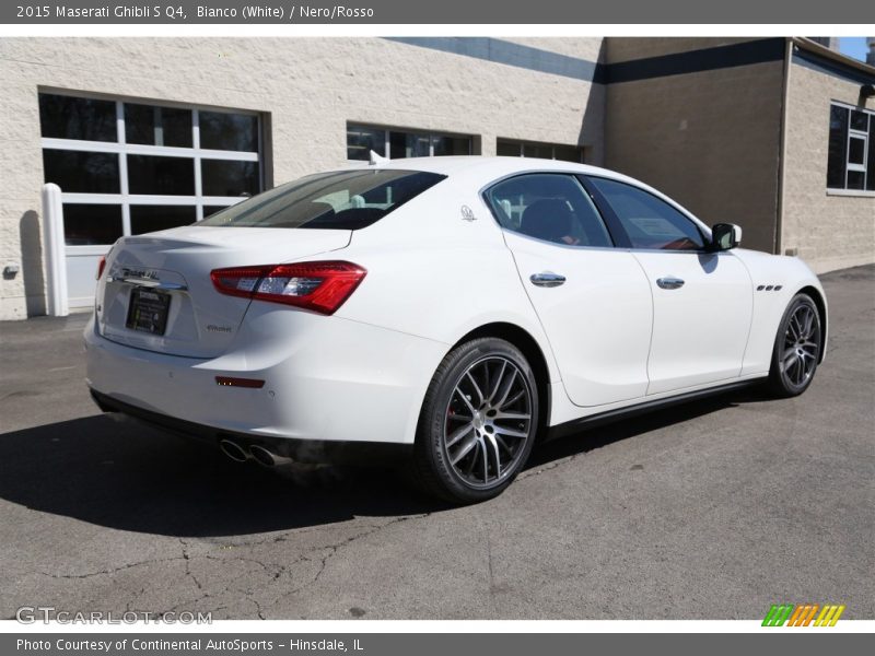Bianco (White) / Nero/Rosso 2015 Maserati Ghibli S Q4