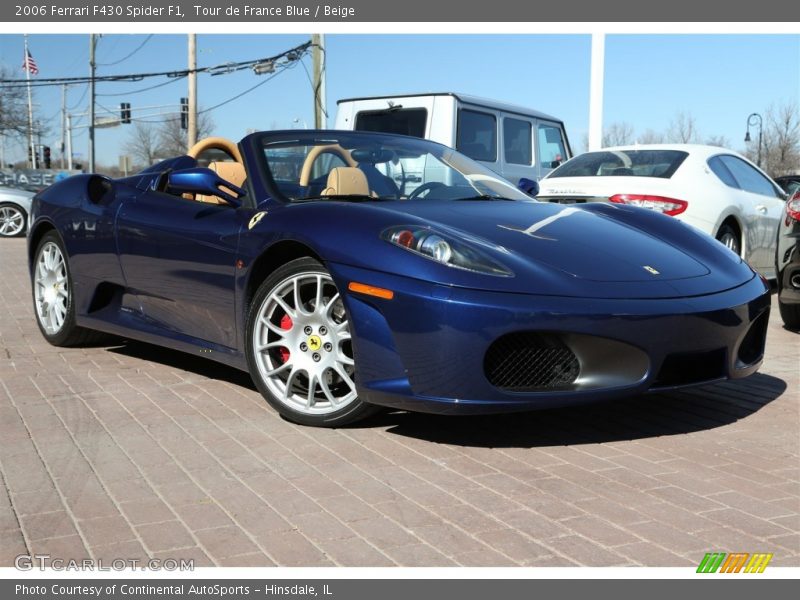 Tour de France Blue / Beige 2006 Ferrari F430 Spider F1