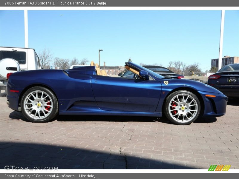 Tour de France Blue / Beige 2006 Ferrari F430 Spider F1