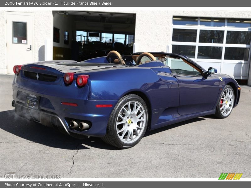 Tour de France Blue / Beige 2006 Ferrari F430 Spider F1
