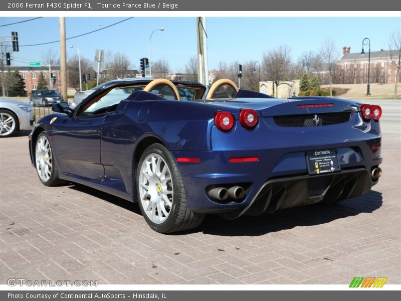 Tour de France Blue / Beige 2006 Ferrari F430 Spider F1