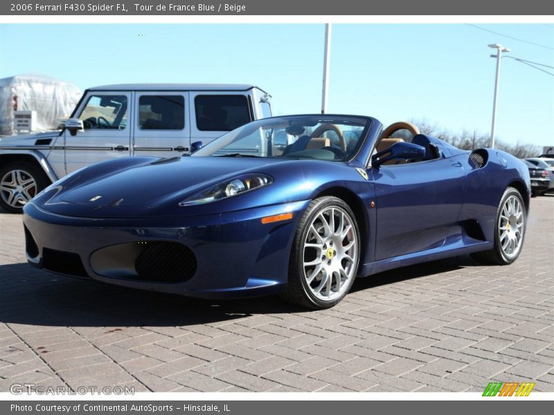 Tour de France Blue / Beige 2006 Ferrari F430 Spider F1