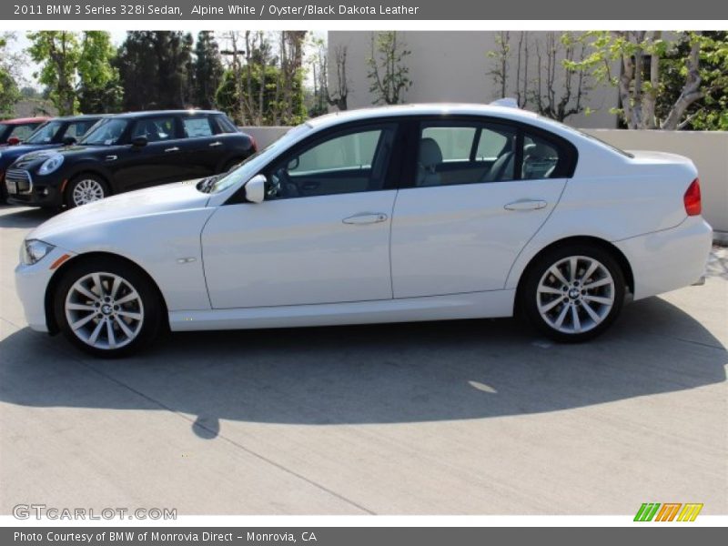 Alpine White / Oyster/Black Dakota Leather 2011 BMW 3 Series 328i Sedan