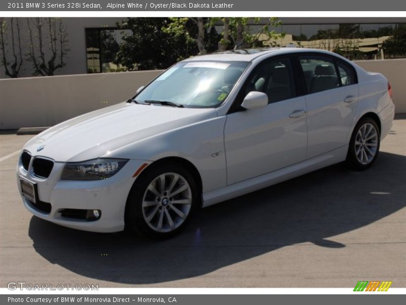 Alpine White / Oyster/Black Dakota Leather 2011 BMW 3 Series 328i Sedan