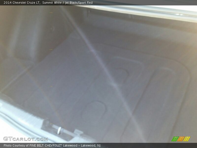 Summit White / Jet Black/Sport Red 2014 Chevrolet Cruze LT