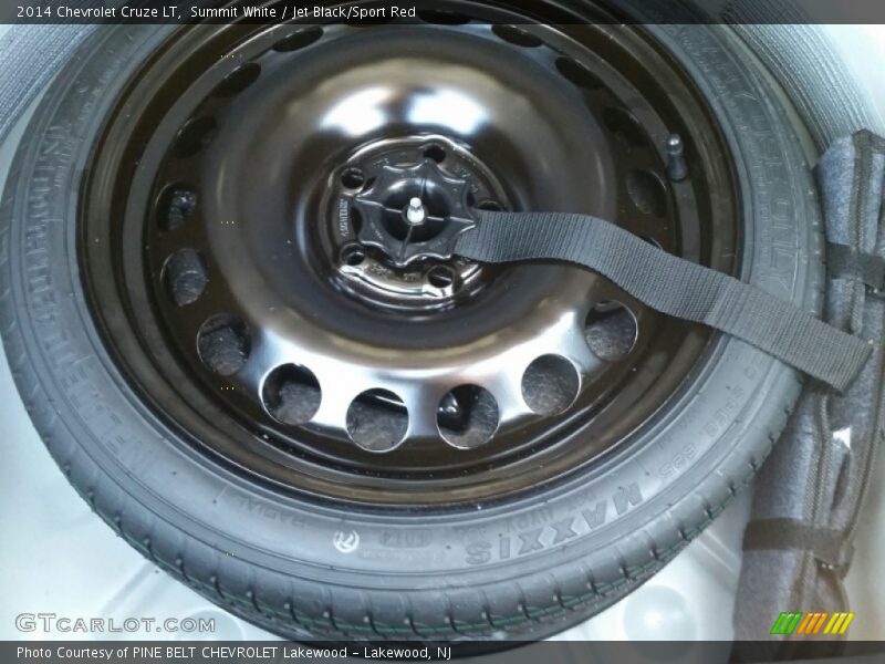 Summit White / Jet Black/Sport Red 2014 Chevrolet Cruze LT