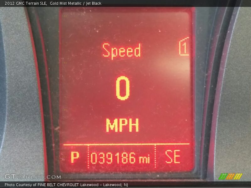 Gold Mist Metallic / Jet Black 2012 GMC Terrain SLE