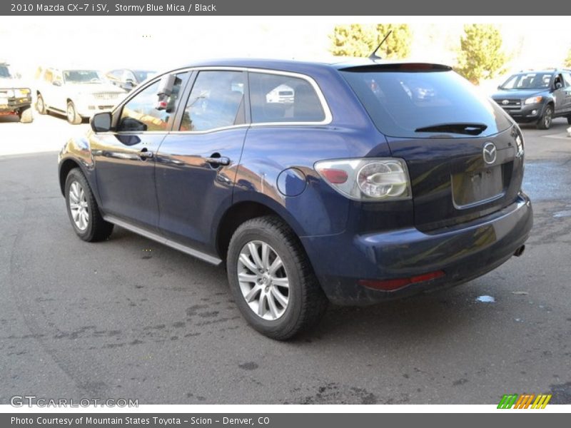 Stormy Blue Mica / Black 2010 Mazda CX-7 i SV