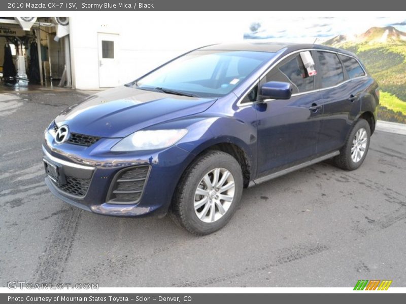 Stormy Blue Mica / Black 2010 Mazda CX-7 i SV