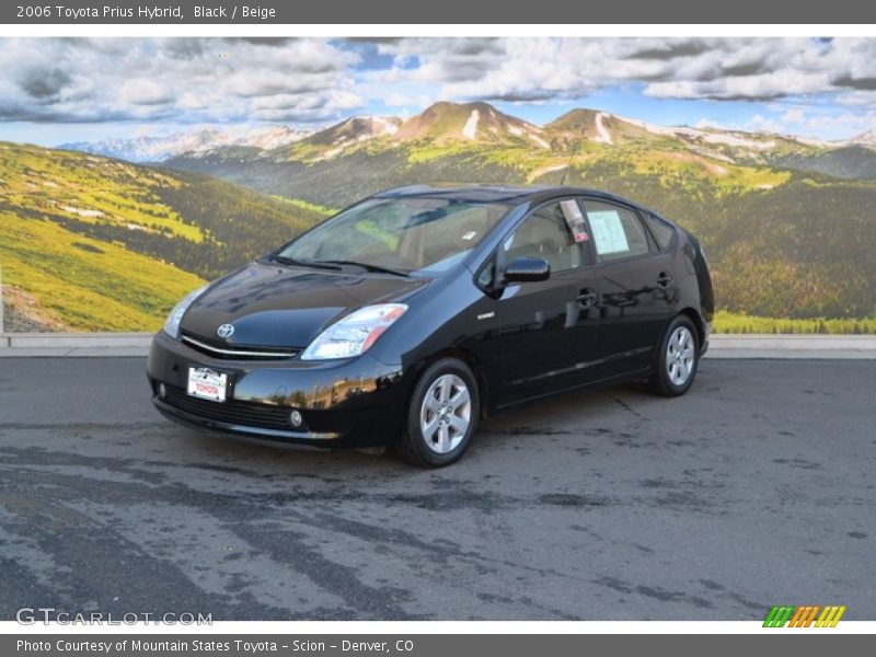 Black / Beige 2006 Toyota Prius Hybrid