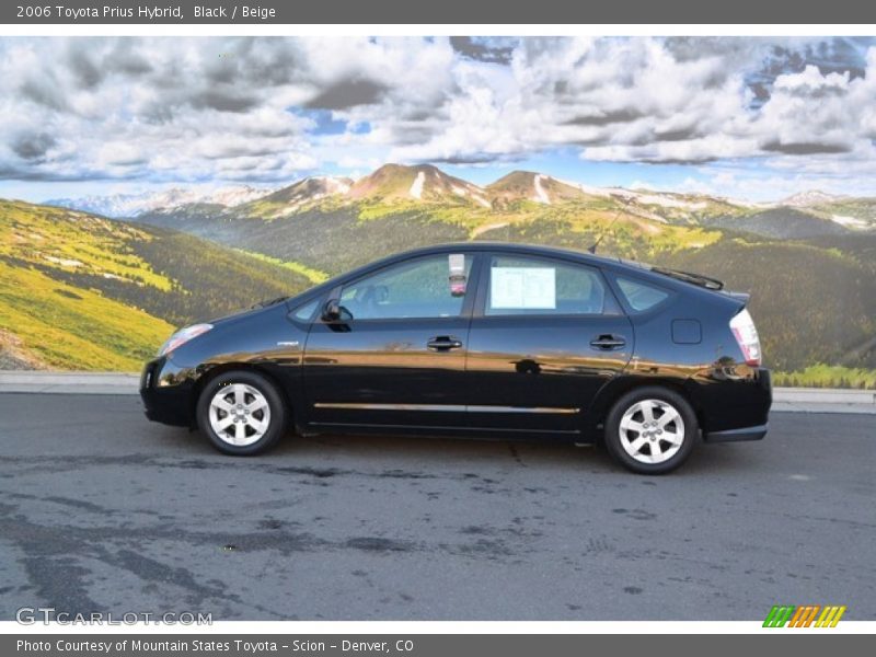 Black / Beige 2006 Toyota Prius Hybrid