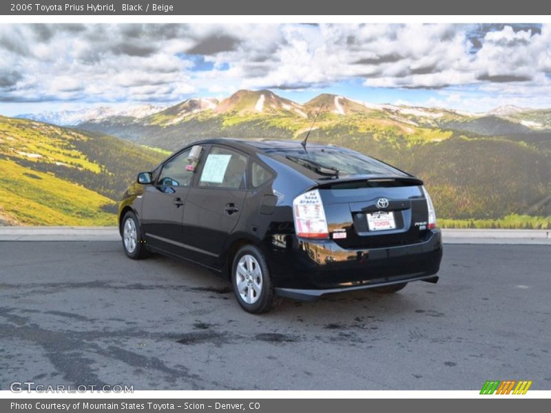 Black / Beige 2006 Toyota Prius Hybrid
