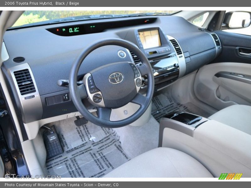  2006 Prius Hybrid Beige Interior