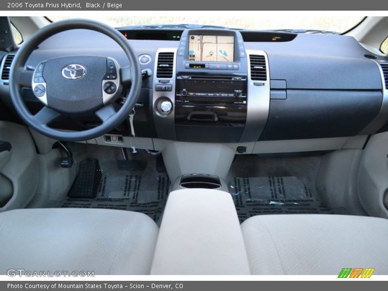 Black / Beige 2006 Toyota Prius Hybrid