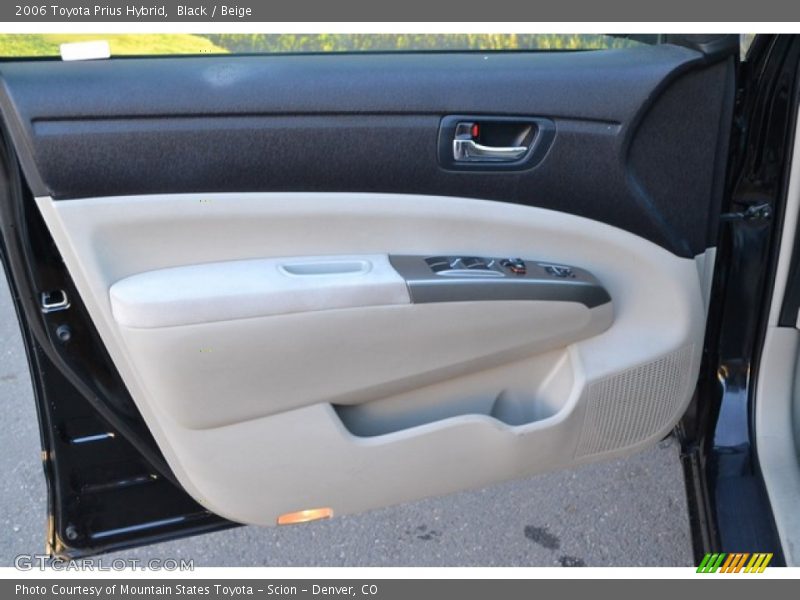 Black / Beige 2006 Toyota Prius Hybrid