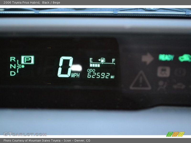 Black / Beige 2006 Toyota Prius Hybrid