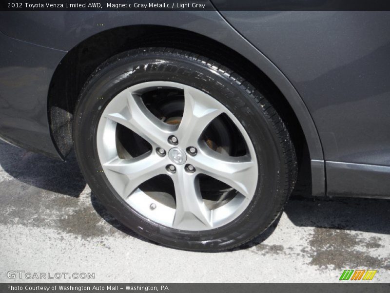 Magnetic Gray Metallic / Light Gray 2012 Toyota Venza Limited AWD
