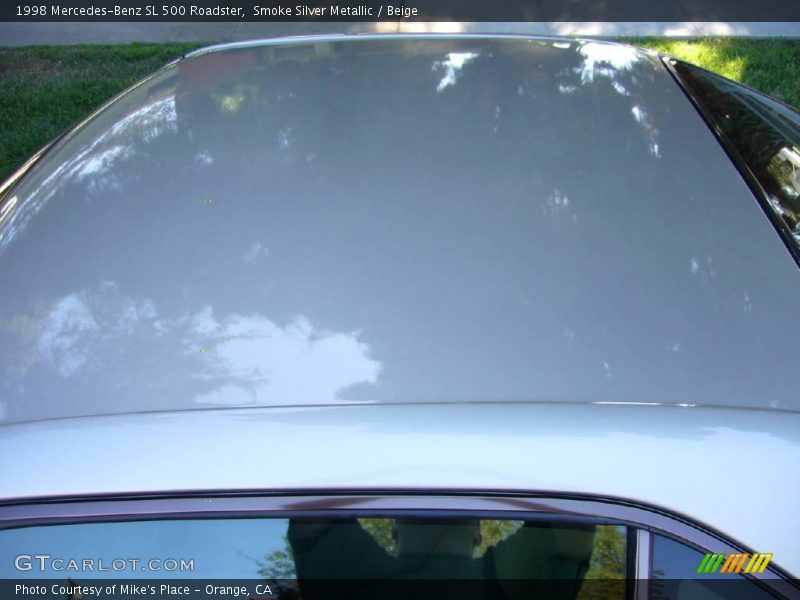 Smoke Silver Metallic / Beige 1998 Mercedes-Benz SL 500 Roadster