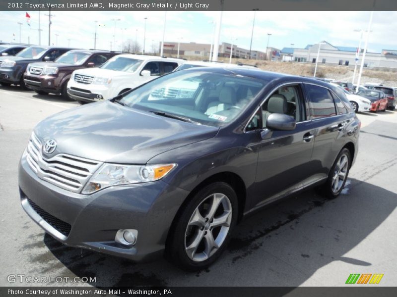 Magnetic Gray Metallic / Light Gray 2012 Toyota Venza Limited AWD