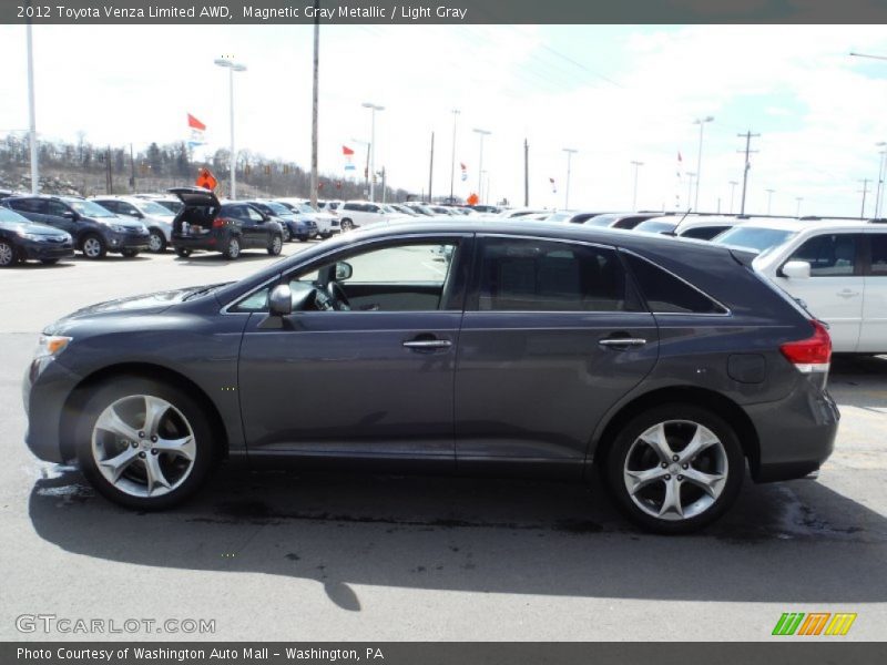 Magnetic Gray Metallic / Light Gray 2012 Toyota Venza Limited AWD