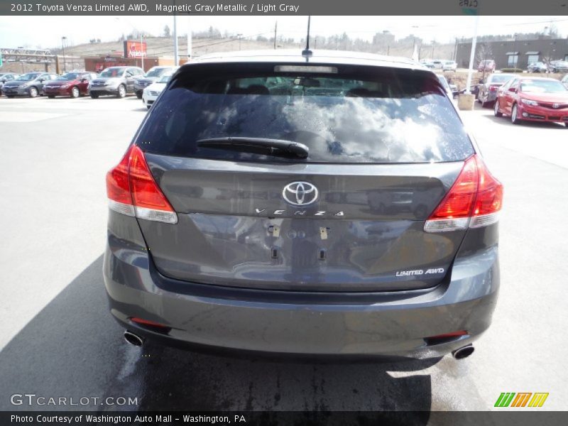 Magnetic Gray Metallic / Light Gray 2012 Toyota Venza Limited AWD