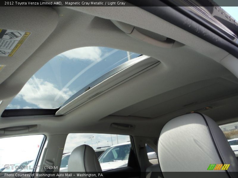 Magnetic Gray Metallic / Light Gray 2012 Toyota Venza Limited AWD