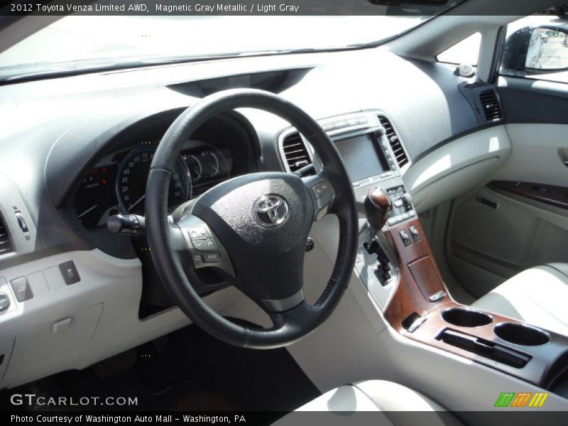 Magnetic Gray Metallic / Light Gray 2012 Toyota Venza Limited AWD