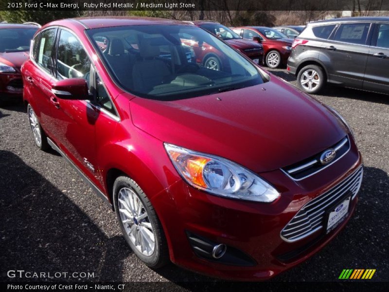 Ruby Red Metallic / Medium Light Stone 2015 Ford C-Max Energi