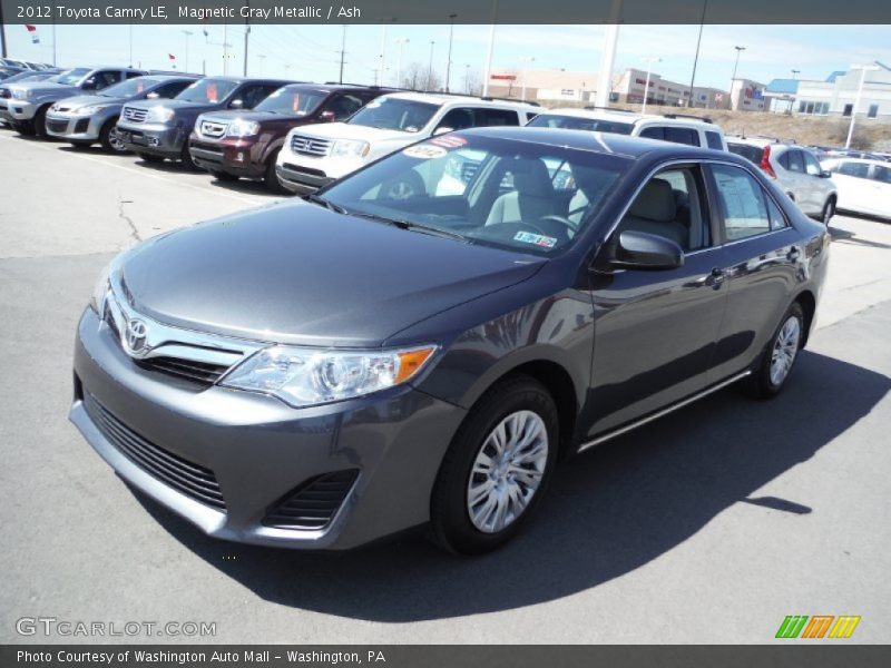 Magnetic Gray Metallic / Ash 2012 Toyota Camry LE