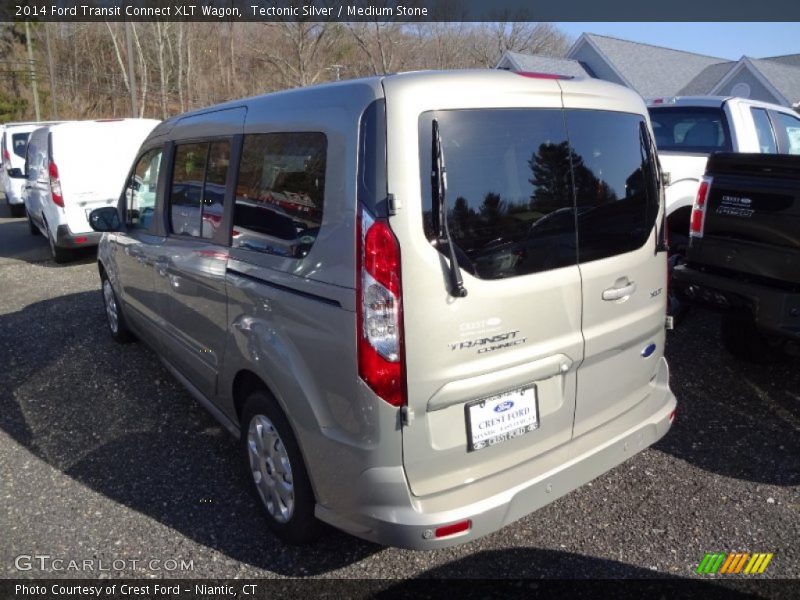 Tectonic Silver / Medium Stone 2014 Ford Transit Connect XLT Wagon