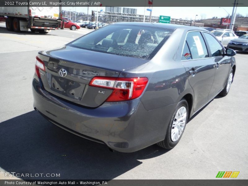 Magnetic Gray Metallic / Ash 2012 Toyota Camry LE