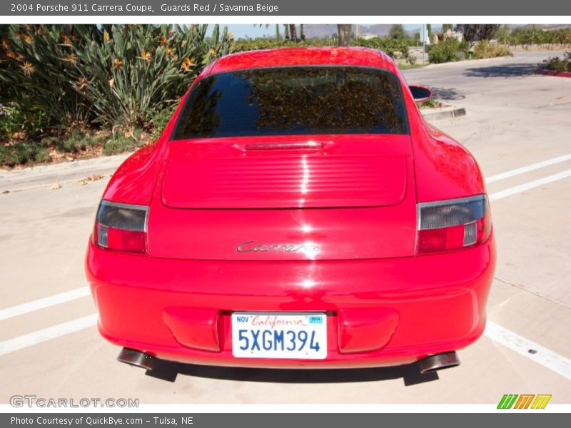 Guards Red / Savanna Beige 2004 Porsche 911 Carrera Coupe