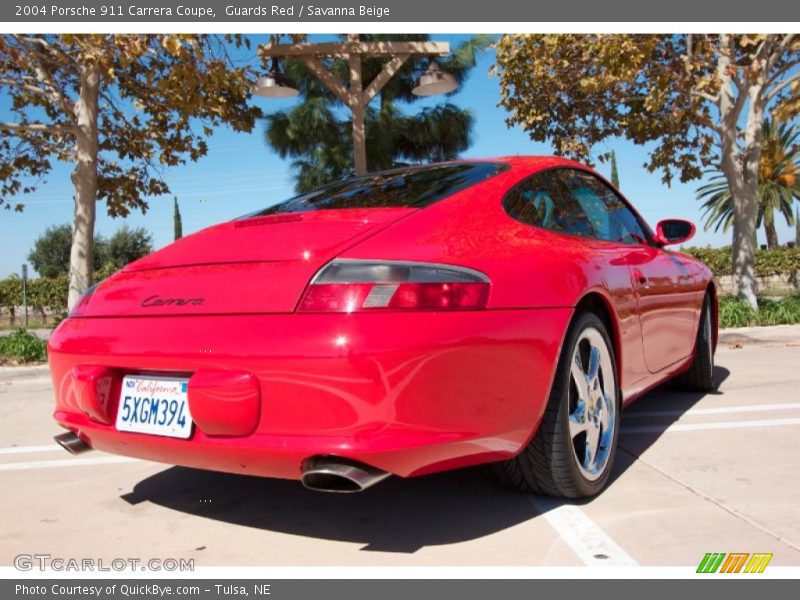 Guards Red / Savanna Beige 2004 Porsche 911 Carrera Coupe