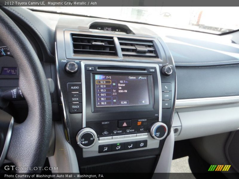 Magnetic Gray Metallic / Ash 2012 Toyota Camry LE