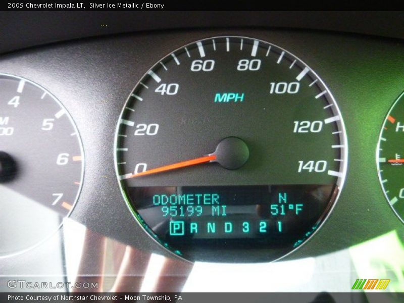 Silver Ice Metallic / Ebony 2009 Chevrolet Impala LT