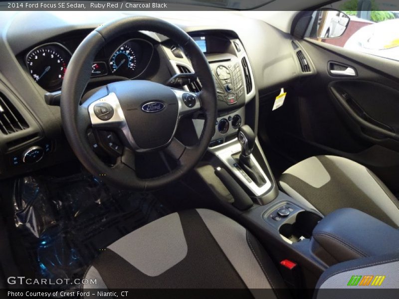 Ruby Red / Charcoal Black 2014 Ford Focus SE Sedan