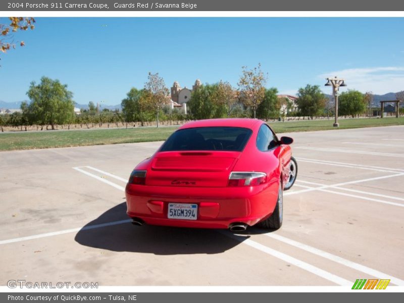 Guards Red / Savanna Beige 2004 Porsche 911 Carrera Coupe