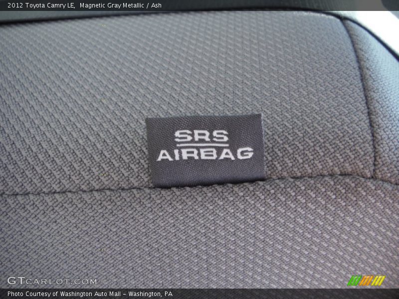 Magnetic Gray Metallic / Ash 2012 Toyota Camry LE