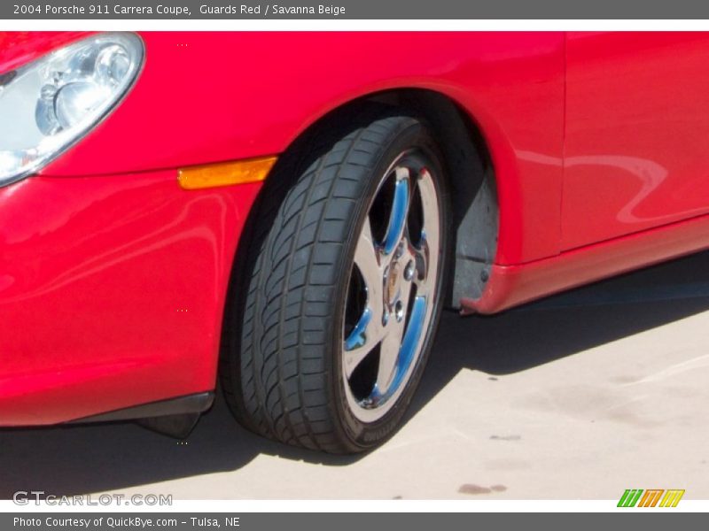 Guards Red / Savanna Beige 2004 Porsche 911 Carrera Coupe