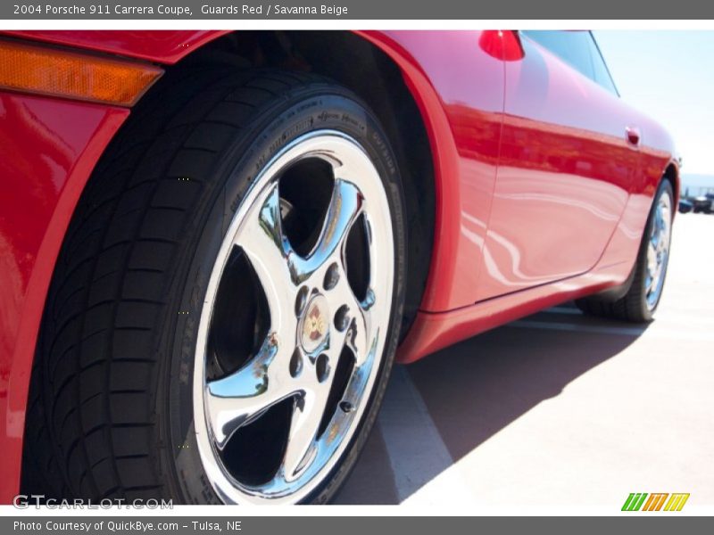 Guards Red / Savanna Beige 2004 Porsche 911 Carrera Coupe