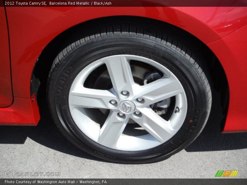 Barcelona Red Metallic / Black/Ash 2012 Toyota Camry SE