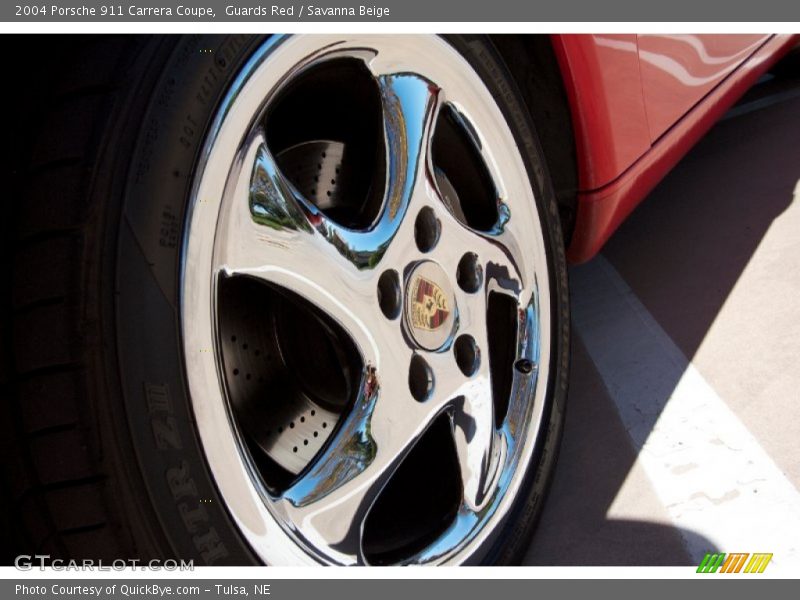 Guards Red / Savanna Beige 2004 Porsche 911 Carrera Coupe
