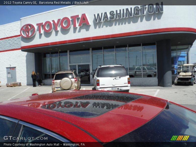 Barcelona Red Metallic / Black/Ash 2012 Toyota Camry SE