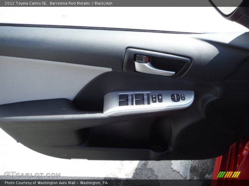 Barcelona Red Metallic / Black/Ash 2012 Toyota Camry SE