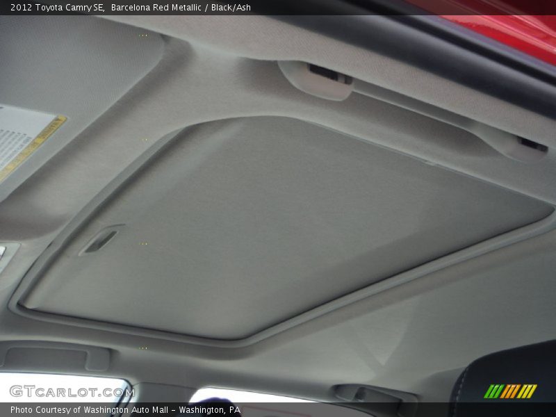 Barcelona Red Metallic / Black/Ash 2012 Toyota Camry SE