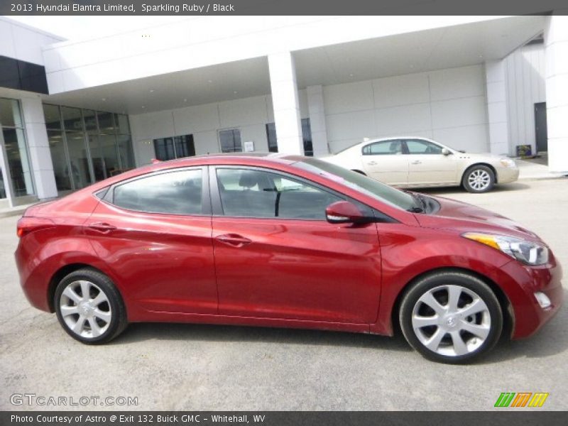 Sparkling Ruby / Black 2013 Hyundai Elantra Limited